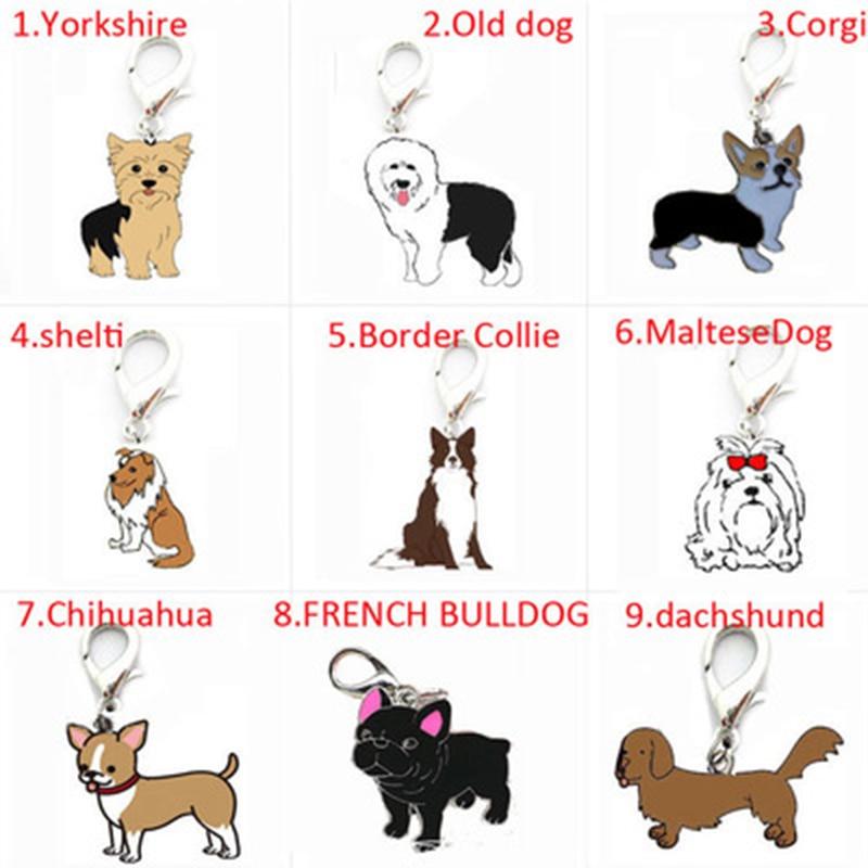New Painted Pet Pendant High Quality Pet Pendant Pet Keychain Pet Decorations Variety Suitable For All Kinds Of Dogs