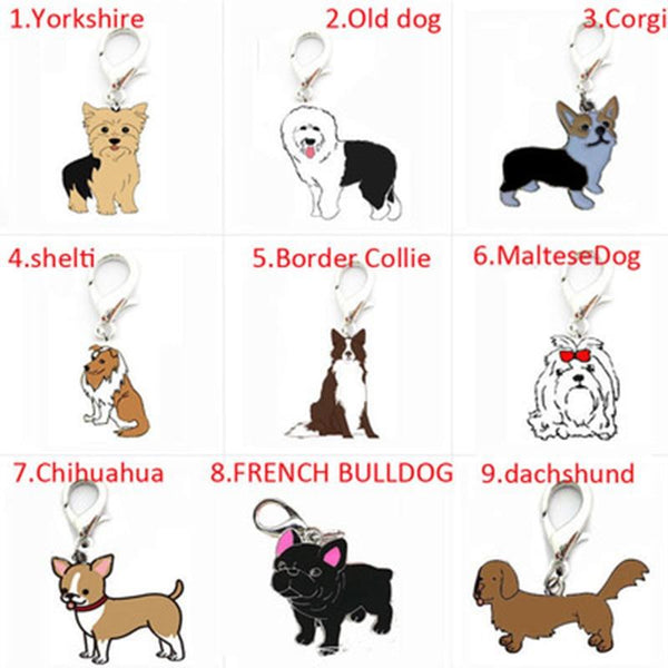 New Painted Pet Pendant High Quality Pet Pendant Pet Keychain Pet Decorations Variety Suitable For All Kinds Of Dogs