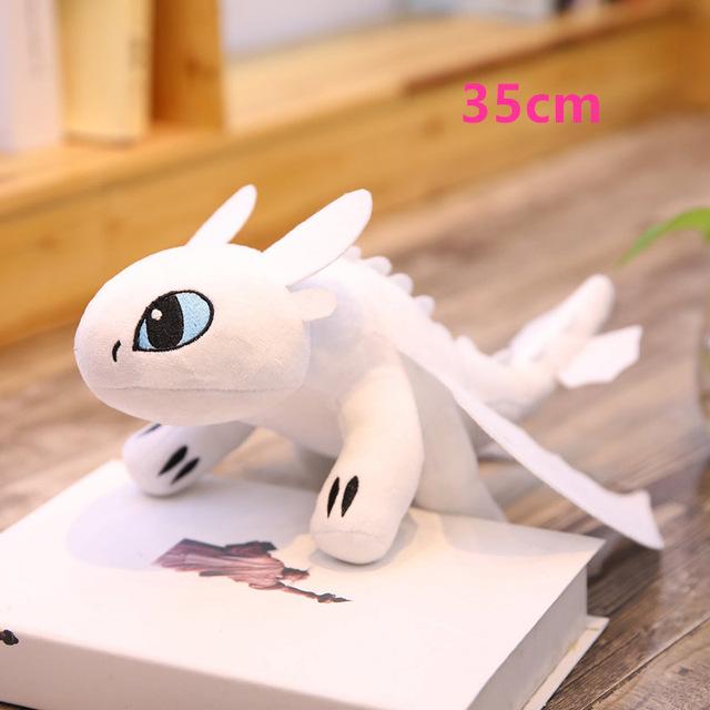 How To Train Your Dragon Plush Toy Kawaii Stuffed Toothless Light Fury Night Fury Cute Soft Kids Pillow Doll for Children Gifts
