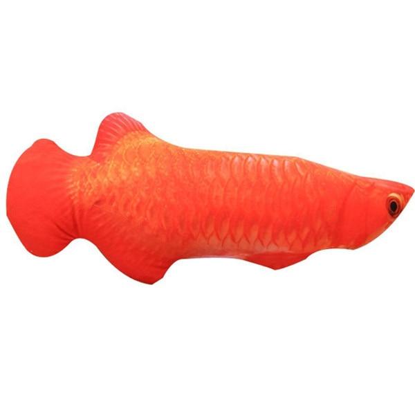 Cat Toys Creative 3D Artificial Fish Plush Sleeping Cushion Cat Scratch Board Scratching Post Catnip Pet Cat Playing Toys