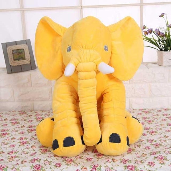 TUKATO 40/60CM Infant Soft Kids Elephant Doll Baby Sleep Playmate Cushion Calm Appease Stuffed Toy Plush Gray Elephant Pillow