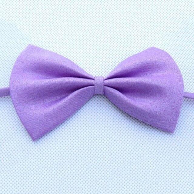Hot Collars Cute Solid Color Adjustable Cat Bowtie Pet Dog Collar Bowknot Necktie Bow Dog collar accessories Pet Supply