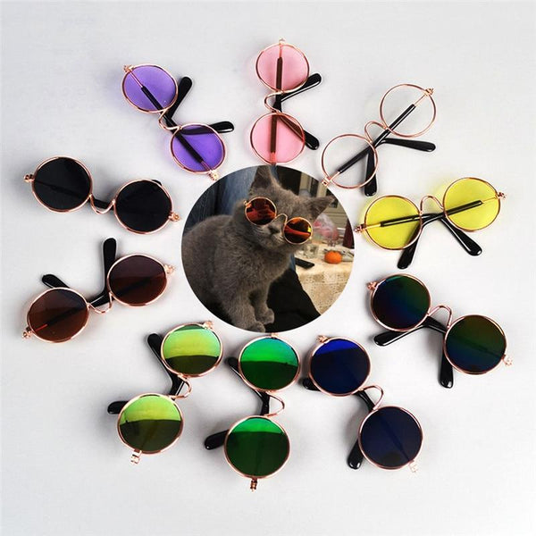 Hot Sale Cool Cat Pet Glasses For Little Dog Cat Products Eye-Wear Dog Pet Sunglasses Pet Supplies Photos Props Accessories