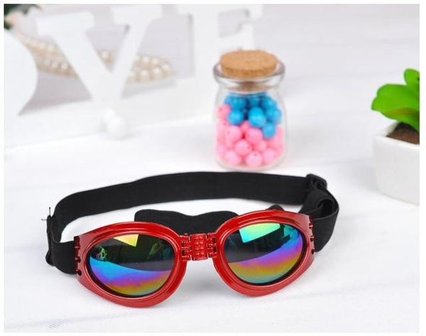 Pet Glasses Foldable Pet Dog Glasses Medium Large Dog Pet Eyewear Waterproof Dog Protection Goggles UV Sunglasses