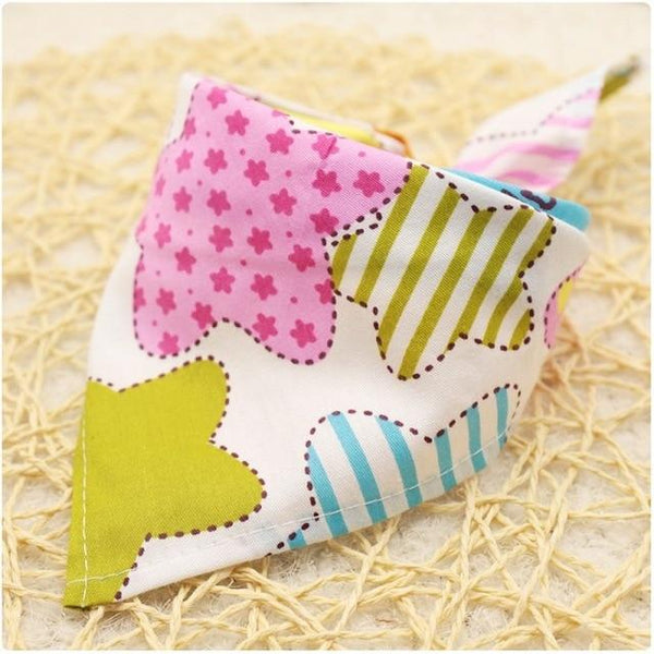 dog bandana Adjustable Fox owl Footprints Pet Dog Puppy Cat Neck Scarf Bowtie Necktie Collar Neckerchief Dog Accessories