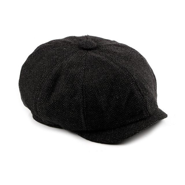 Tweed Gatsby Newsboy Cap spring autumn Hat for men Golf Driving Flat cap Berets men peaky blinders hat bone