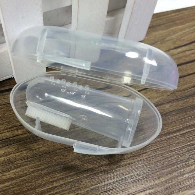 High Quality Super Soft Pet Finger Toothbrush Silicone Dog Brush Bad Breath Tartar Teeth Clean Protect Tools Free Shipping