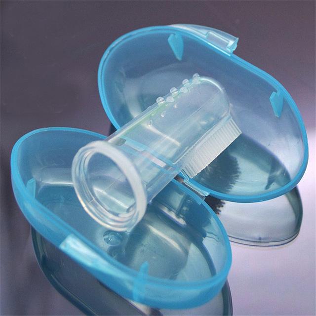 High Quality Super Soft Pet Finger Toothbrush Silicone Dog Brush Bad Breath Tartar Teeth Clean Protect Tools Free Shipping
