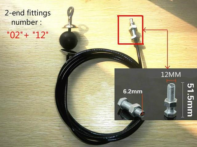 Fitness equipment accessories wirerope steel wire rope assemblies, 5mm/6mm wire and head accessories set. gym cable customize