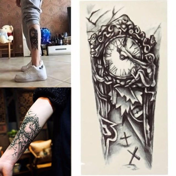 New Fashion Man 3D Tattoo Robot Arm Waterproof Temporary Tattoo Stickers