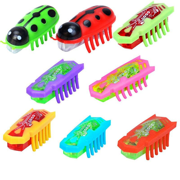 Powered Fast Moving Micro Hex bug Robotic Pets Cats-Go-Crazy Kitten Dog Electronic Insect Children Practical Joke Creature Toy