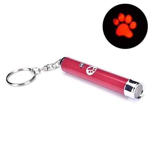 Portable Creative Funny Cat Laser LED Pointer Pet Kitten Training Toy light Pen With Bright Animation Mouse Shadow Accessories