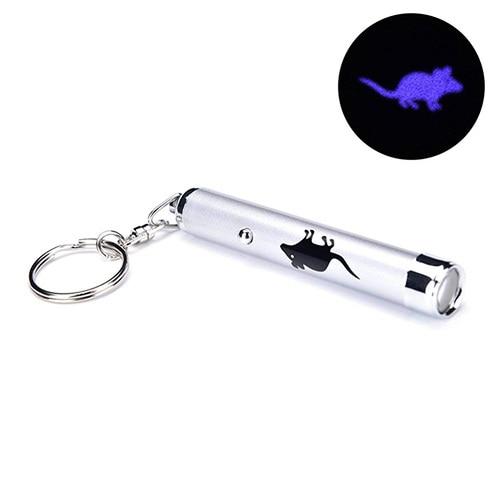 Portable Creative Funny Cat Laser LED Pointer Pet Kitten Training Toy light Pen With Bright Animation Mouse Shadow Accessories
