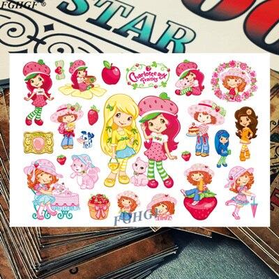 Cartoon cute Princess and pet Child Temporary Body Art Flash Tattoo Sticker 17*10cm Waterproof painless tattoo free shipping