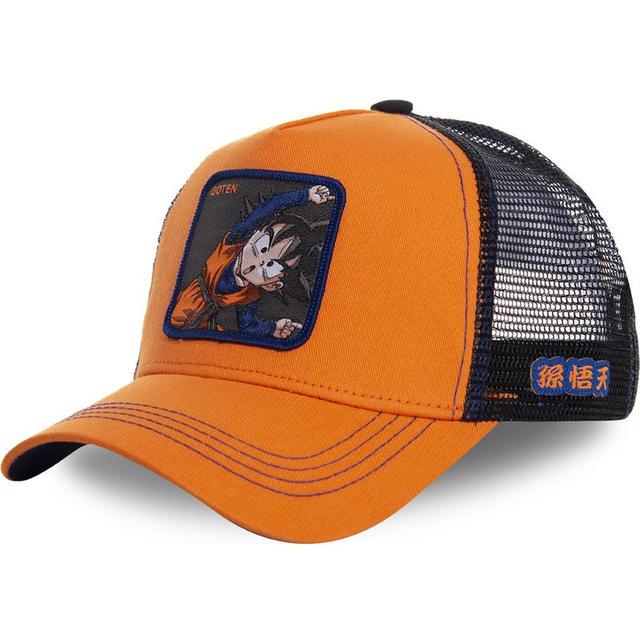 New Dragon Ball Z Mesh Hat KAME Baseball Cap High Quality Black & White Curved Brim Snapback Cap Gorras Casquette Dropshipping