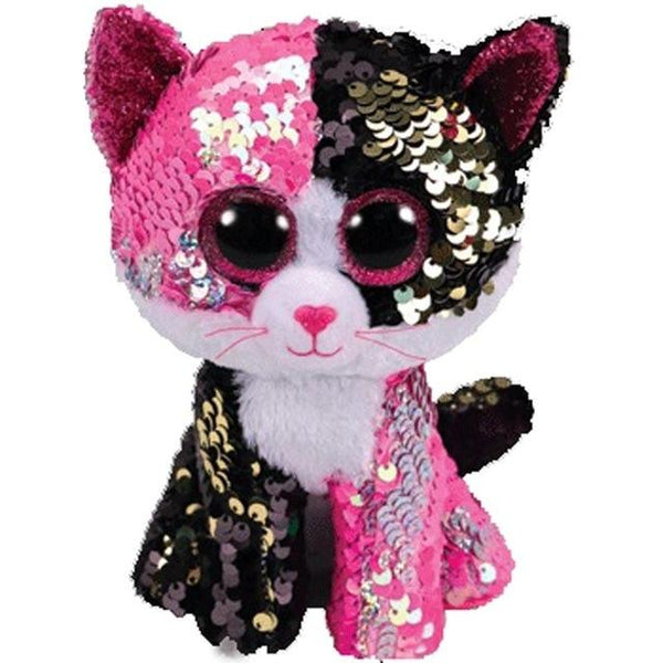 Ty Beanie Boos Flippables Animal Plush Toys Doll Malibu The Cat Moonlight The Owl Jewel the Fox Best Christmas 15cm