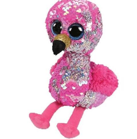 Ty Beanie Boos Flippables Animal Plush Toys Doll Malibu The Cat Moonlight The Owl Jewel the Fox Best Christmas 15cm