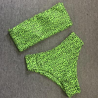 Sexy Bandeau Bikini 2019 Women Bikini Set Print Swimwear Somen Bathing Suit Push Up Female Swimsuit Swimming Beach Wear