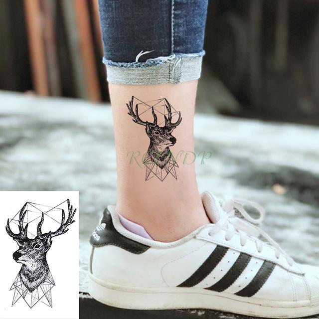 Waterproof Temporary Tattoo cute squirrel fox dog snake animal tatto stickers flash tatoo fake tattoos for girl women lady 4