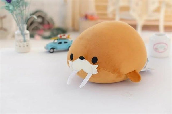 20CM Cute Dolphin Seals Walruses Killer Whales Whale Sharks Plush Toys Ocean Alliance Children Doll Dolls Foam Particles toys