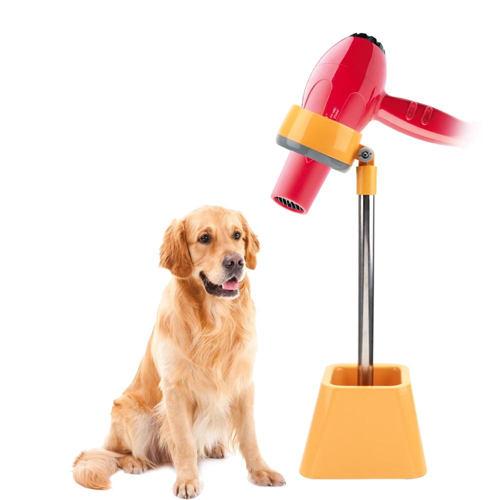 Pet Hair Dryer Bracket 180° Rotation Grooming Cleaning Supplies Dog Cat Grooming Dryer Lazy Stent Pets Accessories Shelf