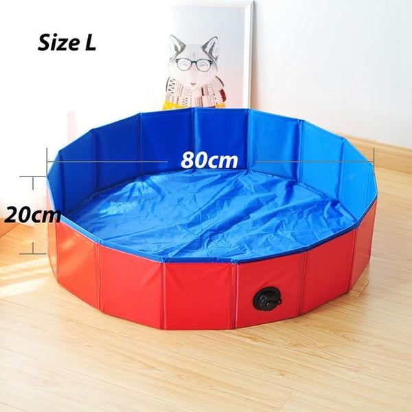 Infant Shining Pet Dog Bath Foldable Bathtub Large Dog Summer Swimming Pool Bathtub Bath Bucket Tub Pet Accessories for Cat Dog