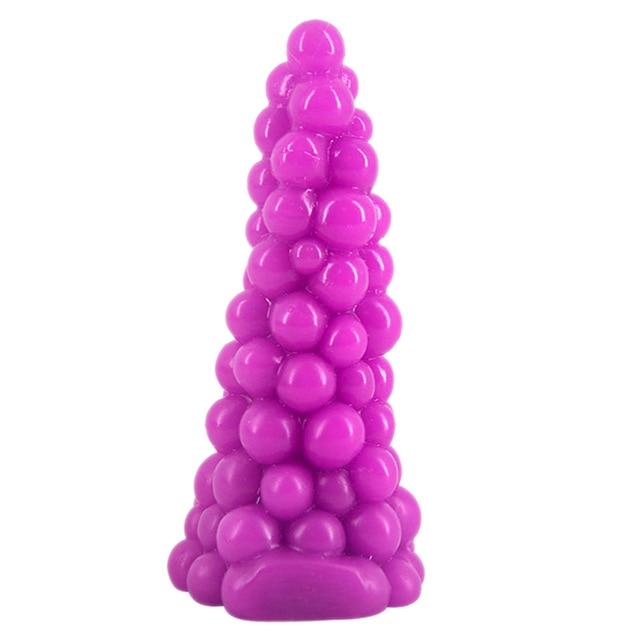 Meselo Novelty Grape Shape Anal Plug Big Butt Plug Gay Sex Toys For Men Woman Masturbator Huge Dildo Anal Beads Sex Products New