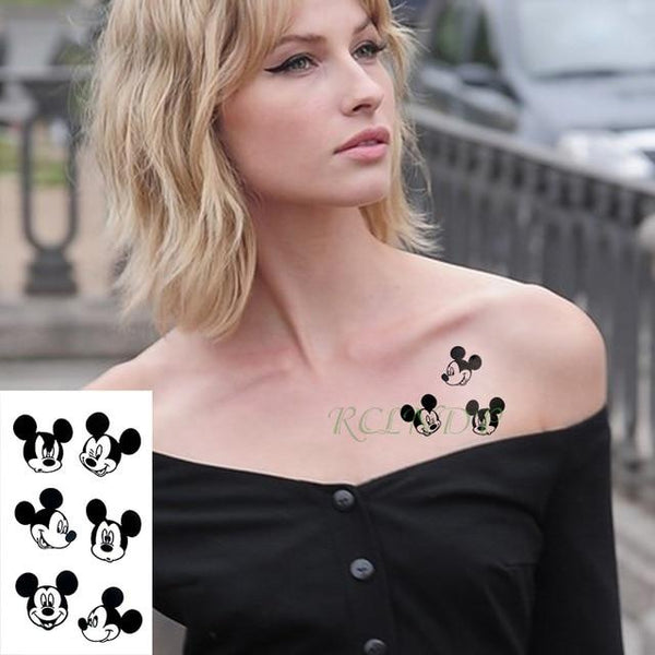 Waterproof Temporary Tattoo Sticker small cross sun and moon on finger ear tatto flash tatoo fake tattoos for girl women men