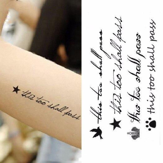 Waterproof Temporary Tattoo Sticker small cross sun and moon on finger ear tatto flash tatoo fake tattoos for girl women men
