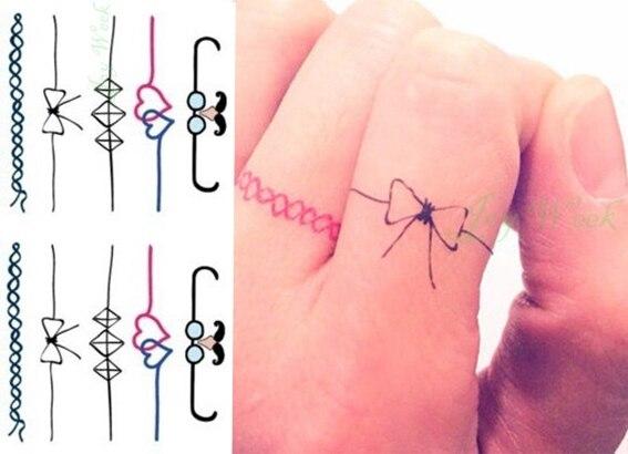 Waterproof Temporary Tattoo Sticker small cross sun and moon on finger ear tatto flash tatoo fake tattoos for girl women men