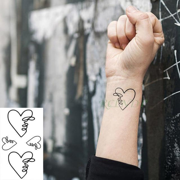 Waterproof Temporary Tattoo Sticker small cross sun and moon on finger ear tatto flash tatoo fake tattoos for girl women men