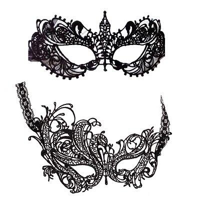 Cosplay Party Sexy Costumes Lingerie for Women Ladies Hollow Out Lace Party Nightclub Eye Mask Lace Mask Female Erotic Lingerie