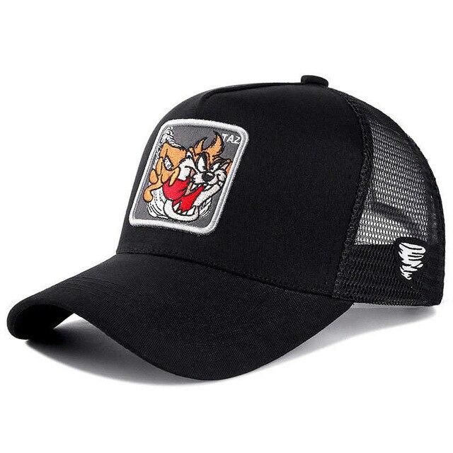 New Dragon Ball Z Mesh Hat KAME Baseball Cap High Quality Black & White Curved Brim Snapback Cap Gorras Casquette Dropshipping