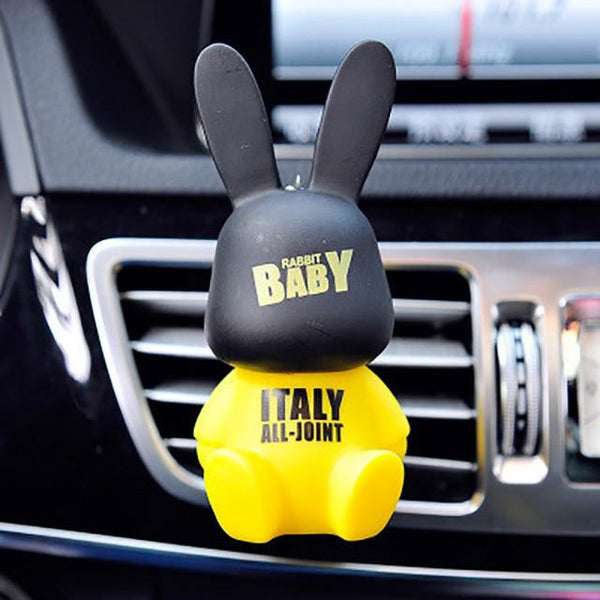 JOORMOM Baby Rabit car air-conditioning outlet perfume CLIP car perfume car decorations rhinestone pink car accessories