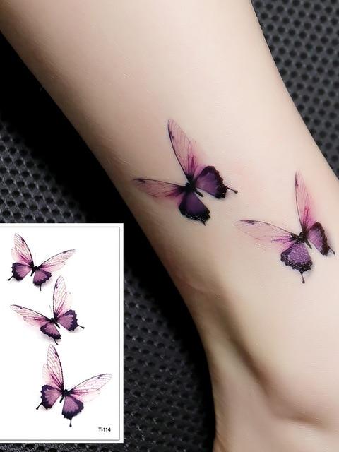 Hot 1 Piece Popular Temporary Tattoo Sticker Black Design Arm Fashion Body Art Waterproof Paper for Women Hand T-114