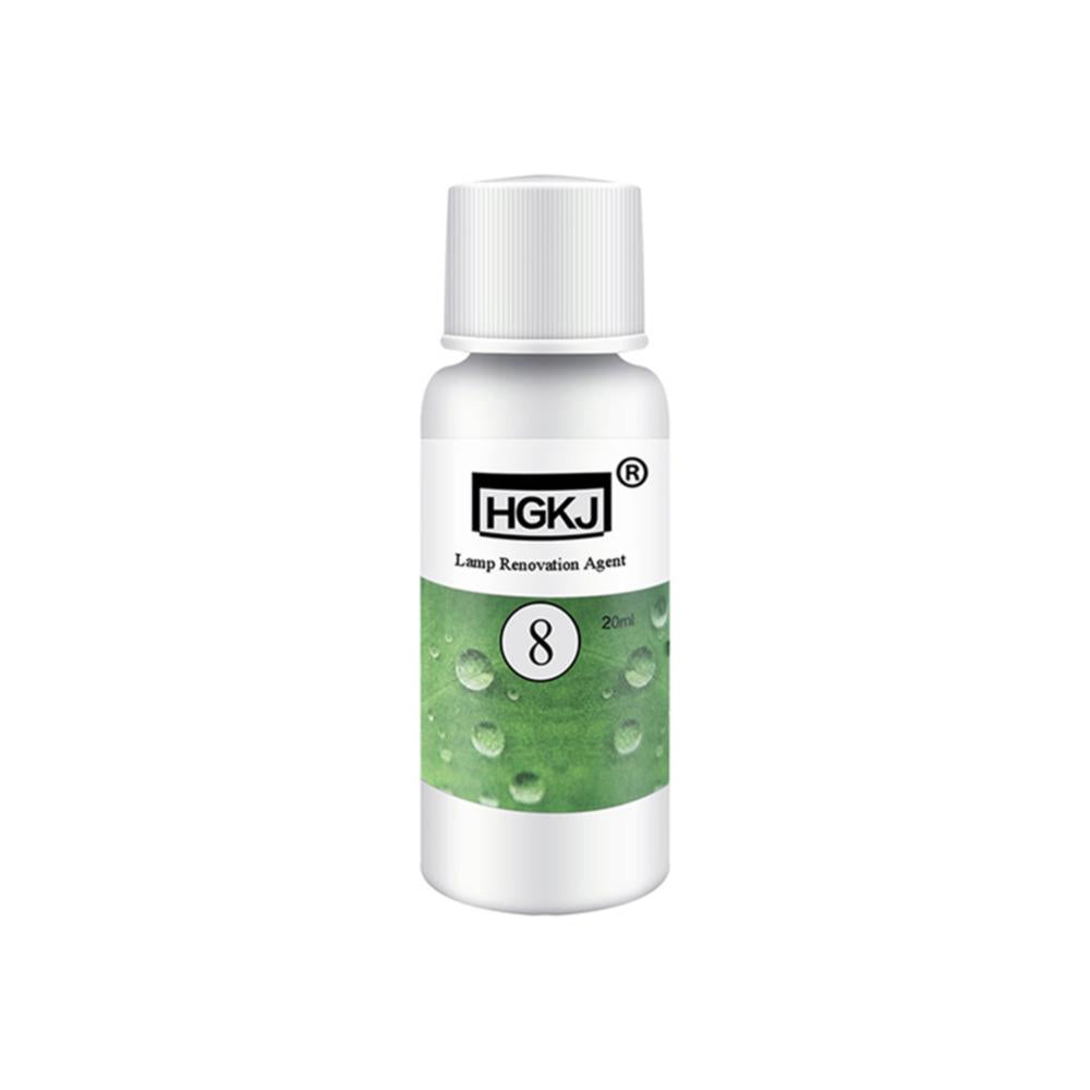 2019 New Arrival HGKJ-8 car polish restoration Kit Car Headlight Repair Refurbishment Fluid 20ML Headlight Glass Dropship