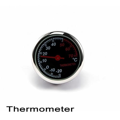Hippcron Car Digital Thermometer/Clock/Hygrometer Pointer Air Conditioning Outlet Clip Ornament Auto Watch Quartz Clock