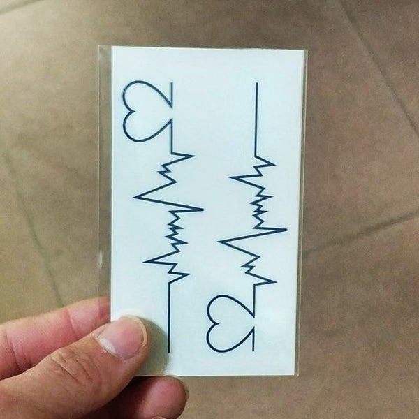 Waterproof Temporary Tattoo Sticker of body Love wave tattoo small size tatto stickers flash tatoo fake tattoos for girl women
