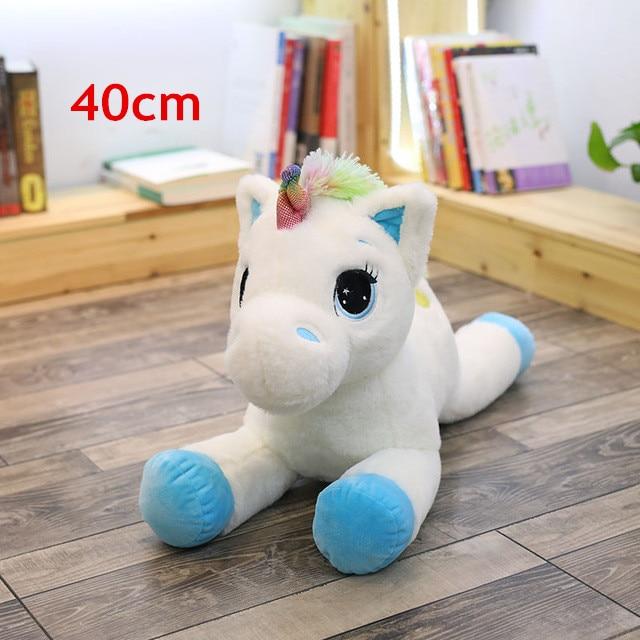 Giant 110cm Unicorn Plush Toy Soft Stuffed Cartoon Unicorn Dolls Animal Horse Toy High Quality Toys for Children Girls
