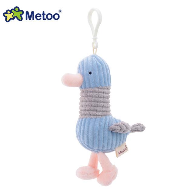 Metoo Doll Stuffed Toys Plush Animals Soft Baby Boy Kids Toys for Children Girls Boys Kawaii Mini Angela Rabbit Pendant Keychain