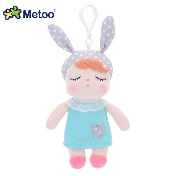 Metoo Doll Stuffed Toys Plush Animals Soft Baby Boy Kids Toys for Children Girls Boys Kawaii Mini Angela Rabbit Pendant Keychain