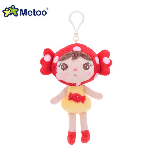 Metoo Doll Stuffed Toys Plush Animals Soft Baby Boy Kids Toys for Children Girls Boys Kawaii Mini Angela Rabbit Pendant Keychain