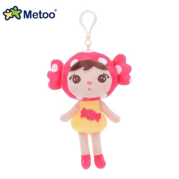 Metoo Doll Stuffed Toys Plush Animals Soft Baby Boy Kids Toys for Children Girls Boys Kawaii Mini Angela Rabbit Pendant Keychain