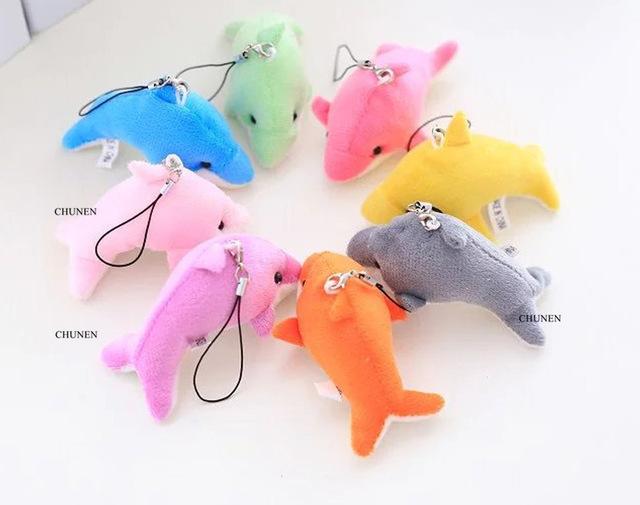 Multi-Designs, Ocean Animal Stuffed Plush Toys , 5-12CM Approx. , Cute Shark Etc. Plush Toys , Stuffed Key chain Plush Dolls