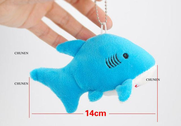 Multi-Designs, Ocean Animal Stuffed Plush Toys , 5-12CM Approx. , Cute Shark Etc. Plush Toys , Stuffed Key chain Plush Dolls