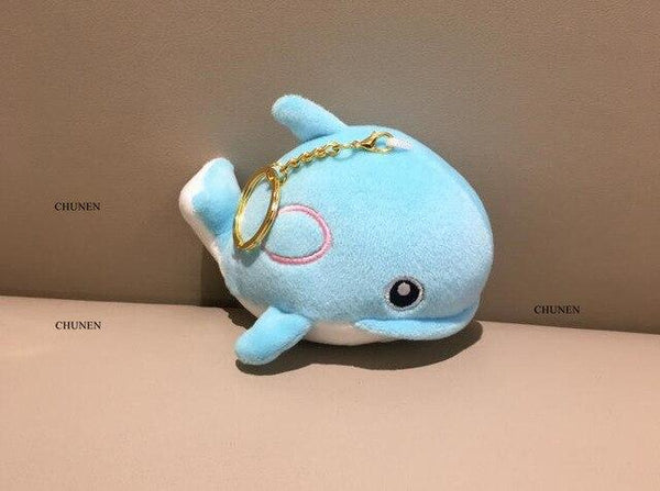 Multi-Designs, Ocean Animal Stuffed Plush Toys , 5-12CM Approx. , Cute Shark Etc. Plush Toys , Stuffed Key chain Plush Dolls
