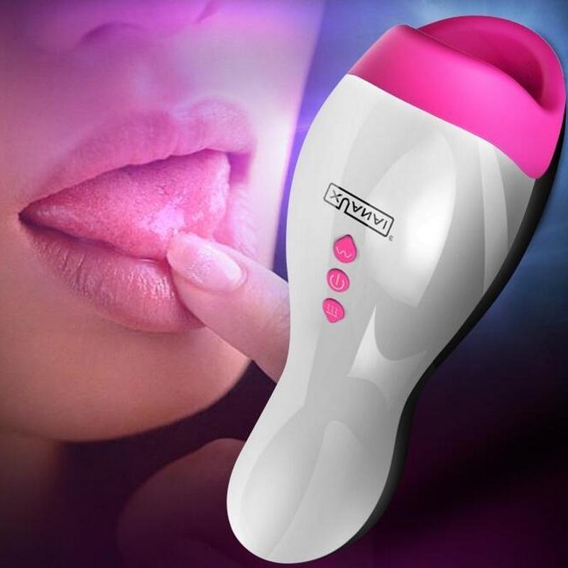 Automatic Heating Masturbation Cup Masturbators Oral Sex Machine Blowjob Cup for Adult Sex Toys for Male Penilingus Cup