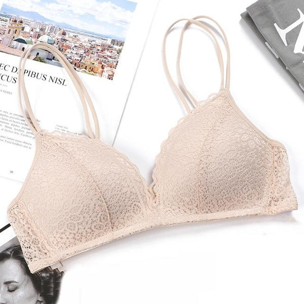 Sexy Lace Bras For Women Push Up Lingerie Seamless Bra Ultra thin Cup Bralette Bh Transparent Brassiere Female Underwear #F