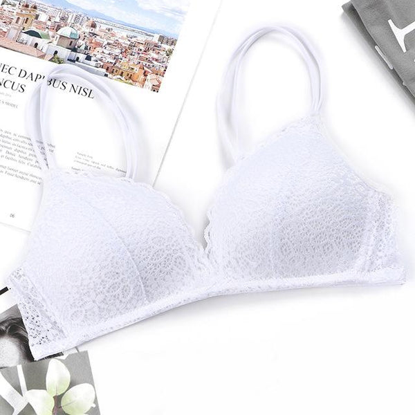 Sexy Lace Bras For Women Push Up Lingerie Seamless Bra Ultra thin Cup Bralette Bh Transparent Brassiere Female Underwear #F
