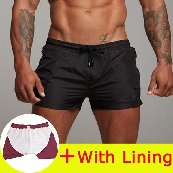 2019 New Swimwear Men Sexy Swimsuit Mens Swimming Shorts Men Briefs Beach Shorts Sports Suits Surf Board Shorts Men Swim Trunks